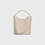 BUCKET 16 BAG IN SMOOTH CALFSKIN LIGHT STONE - Image 3